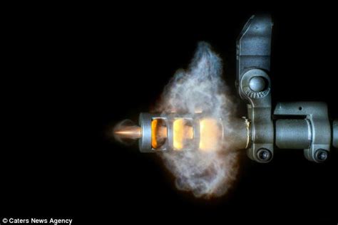 Faster Than A Speeding Bullet Photographer Captures Split Second After