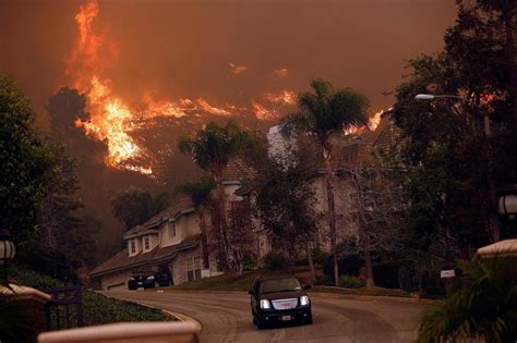 Photos: Fierce fire on hillsides near LA partly contained | Al Jazeera America