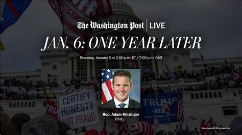 Jan 6 One Year Later With Rep Adam Kinzinger R Ill The