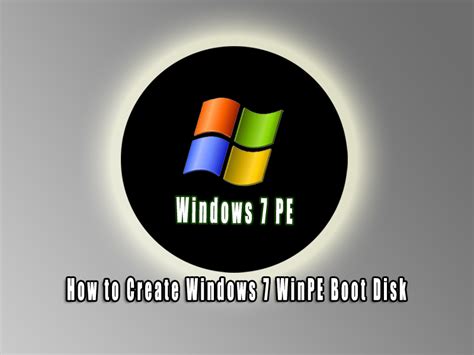 When you get a new windows 7 computer, you can find an attached dvd, which is known as windows 7 recovery disk. How to Create Windows 7 WinPE Boot Disk