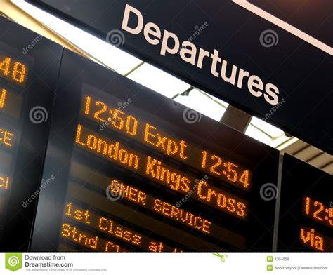 Departure Times Stock Photo Image Of Transport Desktop 1304558