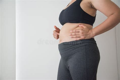 chubby woman with belly fat stock image image of medicine chubby 173240829