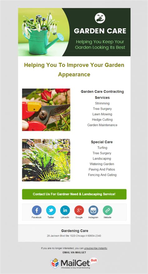 6 Best Gardening Email Templates For Gardeners Mailget
