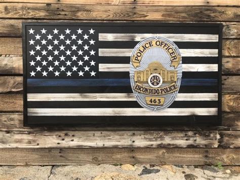 Thin Blue Line Badge Your American Flag Store