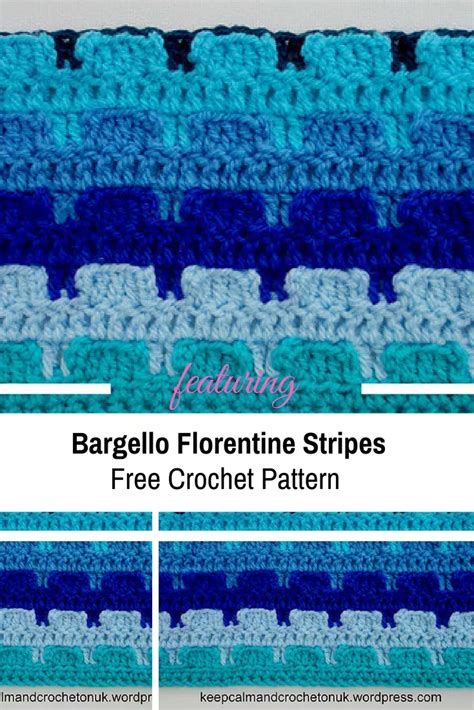 Learn A New Crochet Stitch Bargello Florentine Stripes Knit And