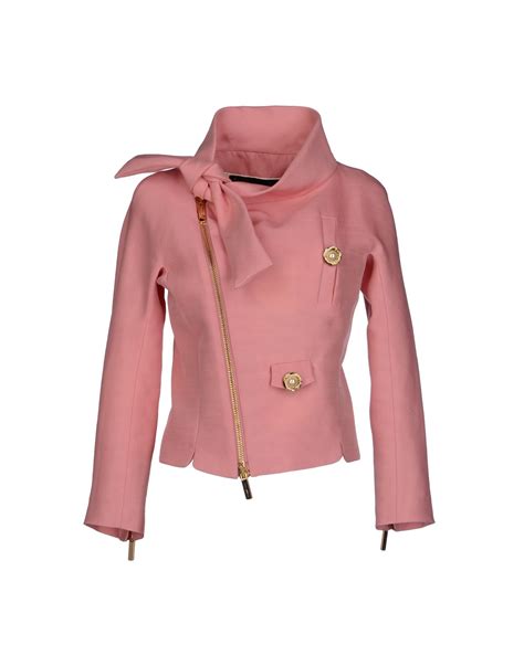 Dsquared² Pussy Bow Jacket In Pink Lyst