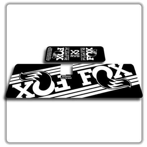 Fox Float X2 Rear Shock Stickers 2017