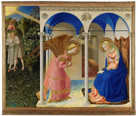 Anunciación La Fra Angelico Museo Nacional Del Prado