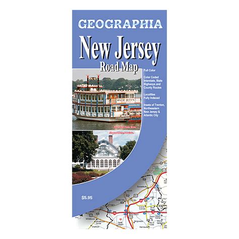 New Jersey State Map Geographia Maps