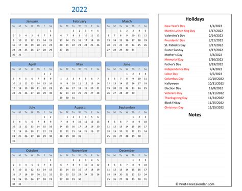Free Printable 2022 Calendar With Uk Holidays Free Letter Templates