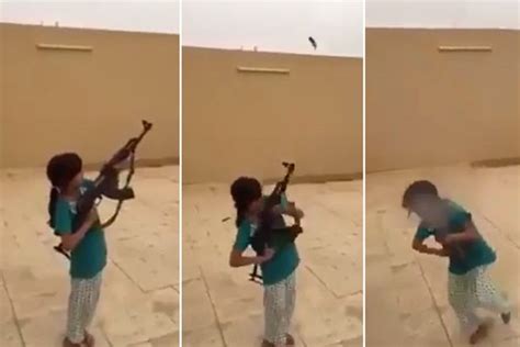 Girl Aged 10 Almost Shoots Instructor With Assault Rifle As She