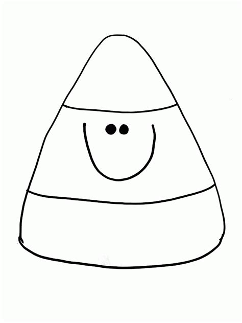 Halloween Candy Corn Coloring Pages