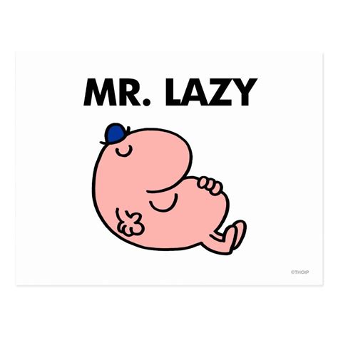 Mr Lazy Snoozing Away Postcard In 2021 Postcard Mr