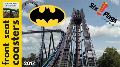 Batman The Dark Knight Pov Hd Six Flags New England 2017 Roller Coaster