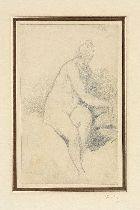 Desnudo Sentado De William Etty