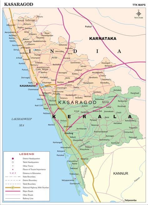 It is an interactive kerala map, click on any object to get datiled description. Kasaragod District Map, Kerala District Map with important ...
