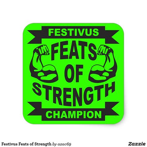 Festivus Feats Of Strength / Feats of strength for the rest of us! - All Red Mania