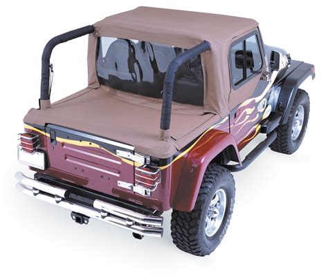 Rampage Products Cab Top With Tonneau Cover For 97 02 Jeep Wrangler Tj