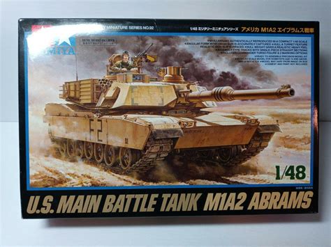 Tamiya M A Abrams Us Main Battle Tank Scale Tank Plastic Model