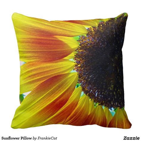 Sunflower Pillow Sunflower Pillow Pillows Custom Pillows