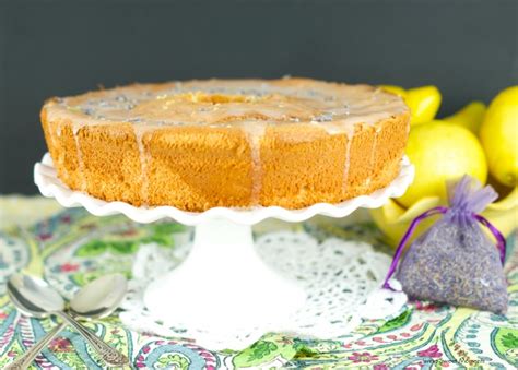 Lemon Lavender Chiffon Cake Living Sweet Moments