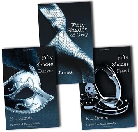 E L James Fifty 50 Shades Of Grey Darker And Freed Trilogy 3 Books