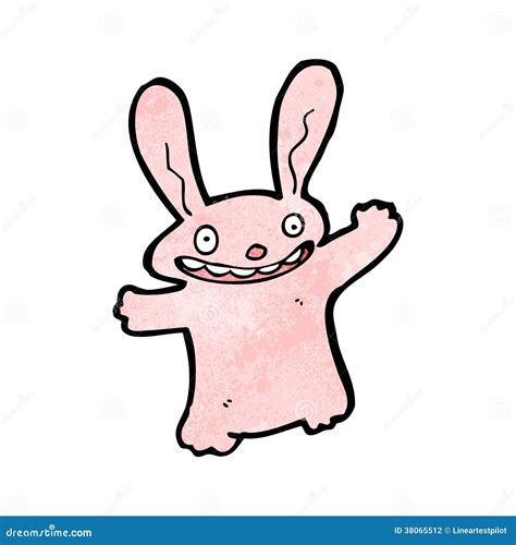 Crazy Cartoon Rabbit Stock Vector Illustration Of Traditional 38065512