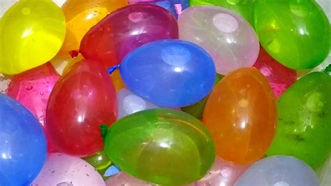 Water Balloons Pop Fun Popping Balloons Asmr Satisfying Video