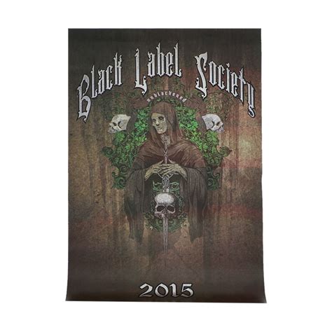 Black Label Society Unblackened 2015 Vip Poster Evergreen Sale