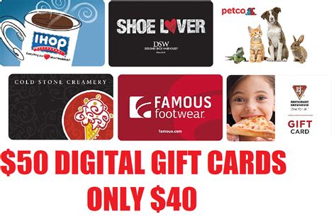 Famous footwear is a nationwide chain of retail stores in the united states dealing in branded footwear, generally at prices discounted from. Gift Cards Sale! $50 Gift Cards Only $40. Choose From DSW Shoes, Petco, IHOP, Coldstone Creamery ...