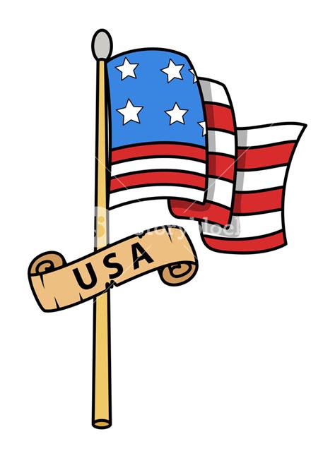 Usa Flag Cartoon Images American Flag Cartoon Bodaqwasuaq