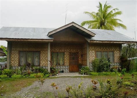 Here stands the traditional bahay kubo, translation filipino nipa hut. Minimalist House Design: Amakan Native House Design Two Storey