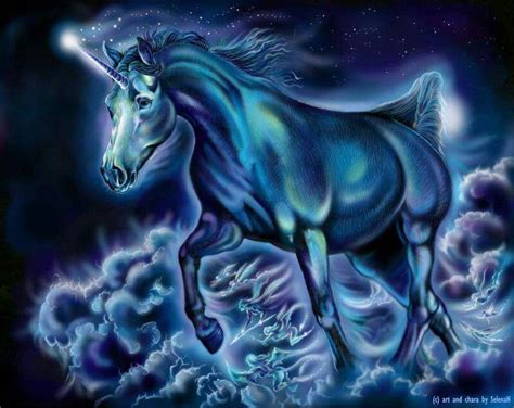 Blue Unicorn Fantasy Horses Fantasy Art Tag Art Pegasus Unicorn