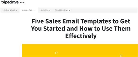 The Only 5 Sales Email Templates Youll Ever Need
