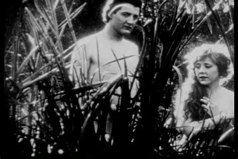 Silent 1920s Era Film Depicting The Biblical Story Of Adam And Eve In