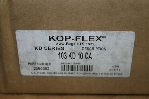 Kop Flex Kd Series Disc Coupling Center Assembly 103kd10ca 2360352 Ebay