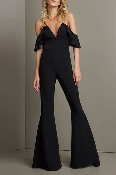 sexy off shoulder short sleeves jumpsuit classy jumpsuit outfits short sleeve