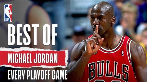 Michael jordan was quite good at playing basketball. Michael Jordan's Best Play of Every NBA Playoff! - YouTube