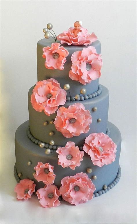 Fancy Cake In Danielle S Colors Hmmm I Ve Always Wanted To Work With Fondant Fondantcake