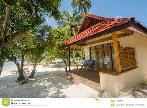 Luxury Beautiful Small House On The Beach Located At The Tropical