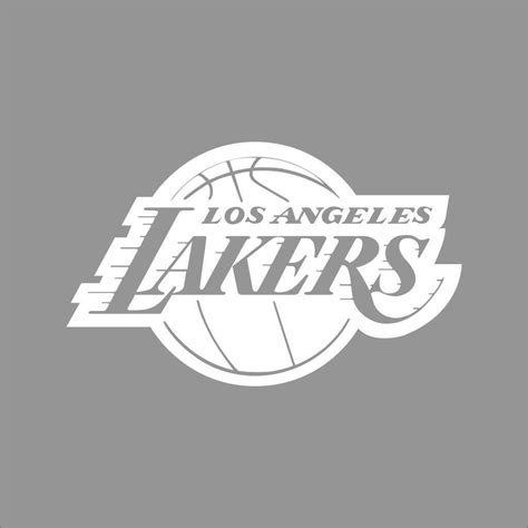 Los Angeles Lakers Nba Team Logo Color Vinyl Decal Sticker Car Window