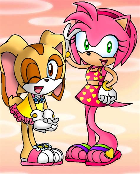 Amy And Cream S Bathing Suit Outfit By Sonic12lexi On Deviantart