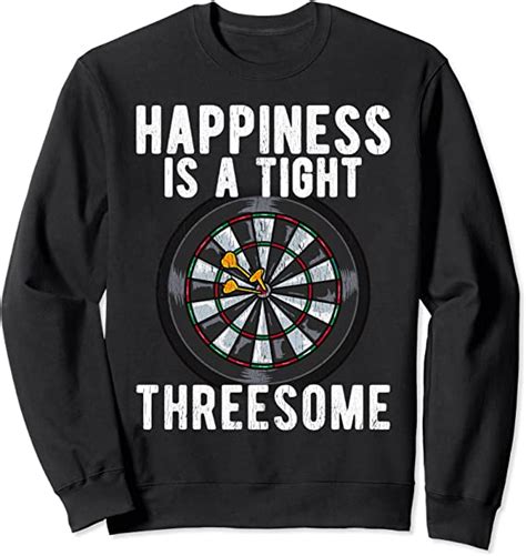 Drats Player Happiness Is A Tight Threesome Funny Dartboard