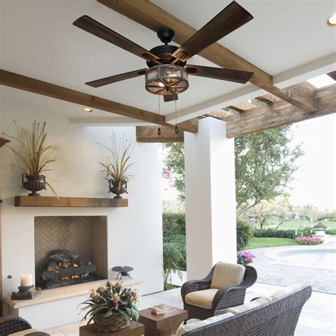 With remote controls and silent operation, the best fans will stylishly blend into your home, keep you cool, and save energy all year round. 17 Stories 52" Abbigail Woodgrain Caged Farmhouse 5 Blade ...