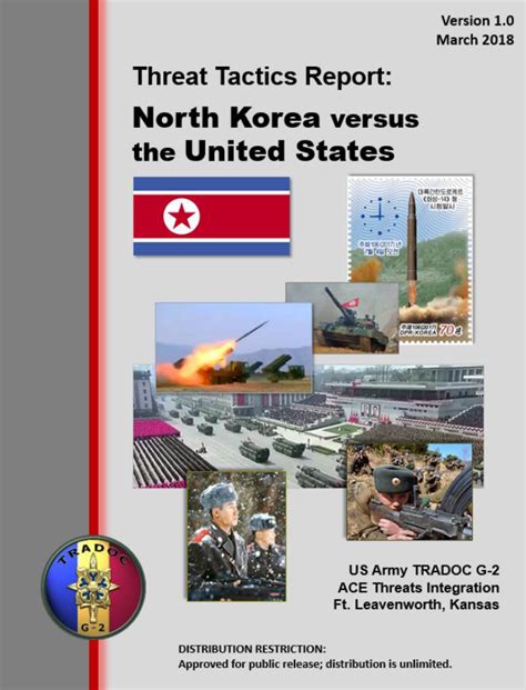 Us Army Threat Tactics Report North Korea Vs The United States