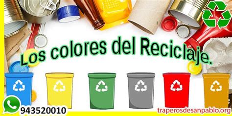 Azul para el papel y cartón, verde para el vidrio, amarillo para el plástico, marrón para los desechos orgánicos y gris para materiales no reciclables. Los Colores del Reciclaje | Reciclaje, Colores, Contenedores