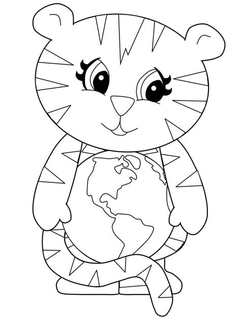 The Cutest Baby Tiger Coloring Page Free Printable Coloring Pages For