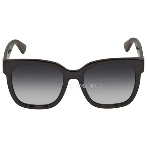 gucci grey gradient square ladies sunglasses gg0034s 002 54