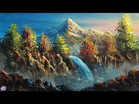 Waterfall Painting | Beautiful Acrylic Landscape Painting | Nature Painting | Scenery Painting ...