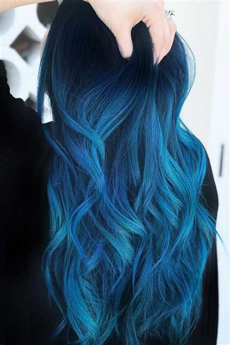 This deep, rich hair color has an intense midnight blue hue that brings a cool edge to black hair. 55 Tasteful Blue Black Hair Color Ideas To Try In Any ...